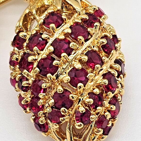 Camrose & Kross JBK Brooch Vtg  Berry Pinecone Jacqueline Kennedy Estate Pin - Picture 5 of 12